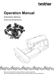Brother International Innov-is NQ1700E Operation Manual