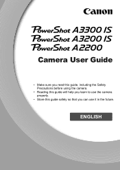 Canon PowerShot A2200 Blue User Manual