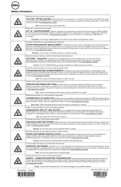 Dell B3465dnf Mono Laser Multifunction Printer 3073826_001_Dell_Stability Safety Sheet.fm