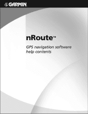 Garmin GPS 18 nRoute Printable Help Contents