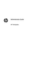 HP t505 Administrator Guide