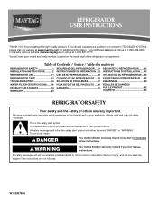 Maytag MFD2562VEM Owners Manual