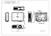 Panasonic Full HD 3D Home Theater Projector CAD File (PDF)