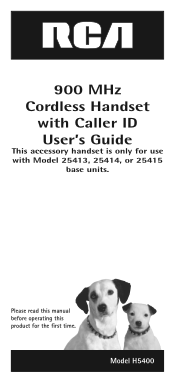 RCA H5400RE3 User Guide