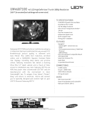 Samsung UN46B7100 Brochure