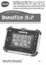 Vtech InnoTab 3S The Wi-Fi Learning Tablet User Manual