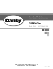 Danby DMW7700 Product Manual