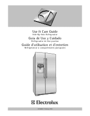 Electrolux EI23SS55HS Use and Care Guide
