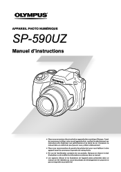 Olympus SP590UZ SP-590UZ Manuel d'instructions (Français)