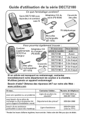 Uniden DECT2180 French Owners Manual