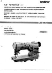 Brother International LZ2-B852 Parts Manual - English