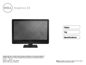 Dell Inspiron 23 5348 AIO Specifications