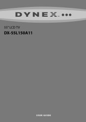 Dynex DX-55L150A11 User Manual (English)