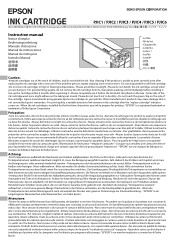 Epson PP-100II Instruction manual PJIC 1/2/3/4/5/6