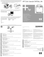 HP 2605dtn HP Color LaserJet 2605dn/2605dtn - (Multiple Language) Getting Started Guide