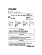 Hitachi NT50GS Instruction Manual