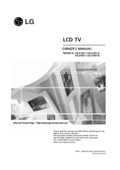 LG 32LX4DC User Manual
