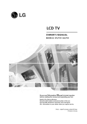 LG 37LP1D Owners Manual