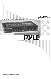 Pyle PLE420P PLE420P Manual 1