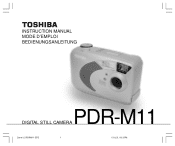 Toshiba PDR-M11 Instruction Manual