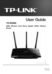 TP-Link TD-W9980 User Guide