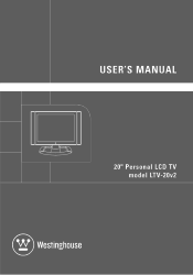 Westinghouse LTV-20V2 User Manual