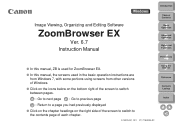 Canon EOS Rebel T3i Body ZoomBrowser 6.7 for Windows Instruction Manual (EOS REBEL T3i / EOS 600D)