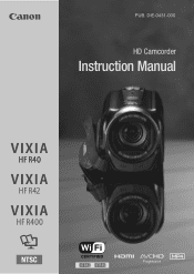 Canon VIXIA HF R400 Instruction Manual