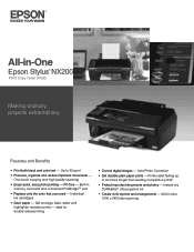 Epson Stylus NX200 Product Brochure