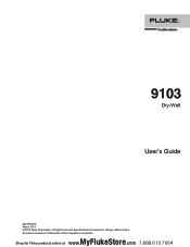 Fluke 9103-A-156 Product Manual