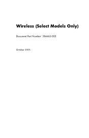 HP Tc4400 Wireless (Select Models Only)