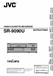 JVC SR-9090U SR-9090U  Timelapse Recorder Instruction Manual (1137KB)