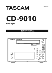 TEAC CD-9010 SYSTEM Owners Manual