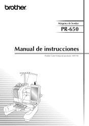 Brother International Entrepreneur PR-650 Users Manual - Spanish