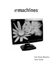 eMachines E19T6W 8512499 - eMachines Flat Panel Monitor User Guide