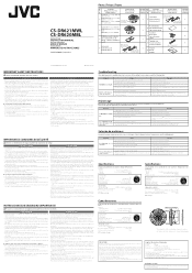 JVC CS-DR620MBL Operation Manual