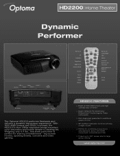 Optoma HD2200 Brochure