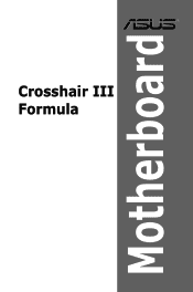 Asus CROSSHAIR III FORMULA User Guide