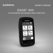 Garmin Edge 800  Edge 800 Owner's Manual