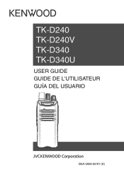 Kenwood TK-D340U User Manual 4
