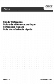 Oki C6150n C6150 Handy Reference Guide (English, Fran栩s, Espa?ol, Portugu鱩