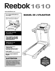 Reebok 1610 Treadmill Canadian French Manual