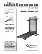 Weslo Cadence 720 Spanish Manual