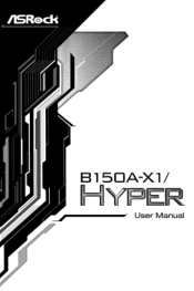 ASRock B150A-X1/Hyper User Manual
