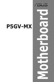 Asus P5GV-MX P5GV-MX User's Manual for English Edition