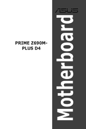 Asus PRIME Z690M-PLUS D4 Users Manual English