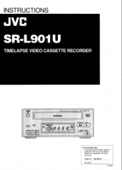 JVC SR-L910UA SR-L901U Timelapse Recorder instruction manual  (656KB)