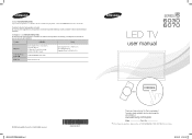 Samsung UN55EH6070FXZA User Manual Ver.1.0 (English)