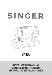 Singer 7466 Touch and Sew Instruction Manual