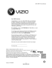 Vizio VBR110 VBR110 User Manual